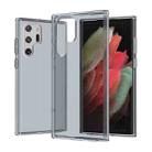 For Samsung Galaxy S22 Ultra 5G Shockproof Terminator Style Transparent Protective Phone Case(Grey) - 1