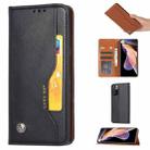 For Xiaomi Note 11 5G Domestic Version / Note 11 Pro+ Knead Skin Texture Leather Phone Case(Black) - 1