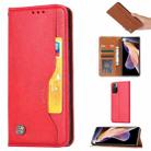 For Xiaomi Note 11 5G Domestic Version / Note 11 Pro+ Knead Skin Texture Leather Phone Case(Red) - 1