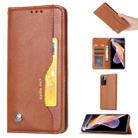 For Xiaomi Redmi Note 11 5G Domestic Version / Note 11 Pro+ Knead Skin Texture Leather Phone Case(Brown) - 1