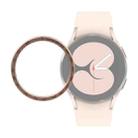 For Samsung Galaxy Watch4 40mm Smart Watch Steel Bezel Ring(Rose Gold) - 1