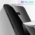 For Vivo V7 Texture Gradient Glass Protective Case(Dark Blue) - 7