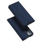 For Xiaomi Redmi Poco M4 Pro 5G/Redmi Note 11S/11T 5G/Redmi Note 11 DUX DUCIS Skin Pro Series Shockproof Horizontal Flip Leather Phone Case(Dark Blue) - 1