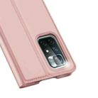 For Xiaomi Redmi Poco M4 Pro 5G/Redmi Note 11S/11T 5G/Redmi Note 11 DUX DUCIS Skin Pro Series Shockproof Horizontal Flip Leather Phone Case(Rose Gold) - 3