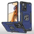 For Xiaomi 11T Magnetic Armor TPU + PC Phone Case(Blue) - 1
