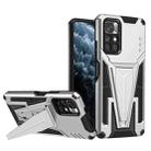 For Xiaomi Redmi Note 11/Poco M4 Pro 5G Super V Armor PC + TPU Phone Case(Silver) - 1