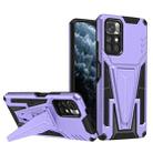 For Xiaomi Redmi Note 11/Poco M4 Pro 5G Super V Armor PC + TPU Phone Case(Purple) - 1