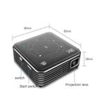 P11 854x480 DLP Smart Projector With Infrared Remote Control, Android 9.0, 4GB+32GB, AU Plug - 2