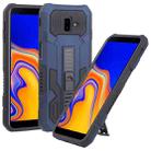 For Samsung Galaxy J6+ / J6 Prime All Inclusive Double-color TPU + PC Phone Case(Blue) - 1