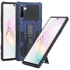 For Samsung Galaxy Note10 All Inclusive Double-color TPU + PC Phone Case(Blue) - 1