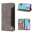 For Samsung Galaxy A53 5G Skin Feel Splicing Leather Phone Case(Grey) - 1