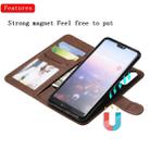 For Huawei P20 Solid Color Horizontal Flip Protective Case with Holder & Card Slots & Wallet & Photo Frame & Lanyard(Brown) - 6