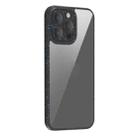 For iPhone 13 Pro Max Skystar Shockproof TPU + Transparent PC Phone Case (Black) - 1