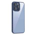 Skystar Shockproof TPU + Transparent PC Phone Case For iPhone 12 Pro(Royal Blue) - 1