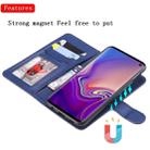 For Galaxy S10e Solid Color Horizontal Flip Protective Case with Holder & Card Slots & Wallet & Photo Frame & Lanyard(Blue) - 6