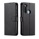 For Xiaomi Redmi Note 8T LC.IMEEKE Calf Texture Horizontal Flip Leather Case, with Holder & Card Slots & Wallet(Black) - 1