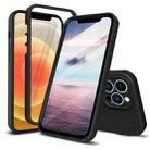 For iPhone 11 PC + TPU All-inclusive Phone Case (Black) - 1