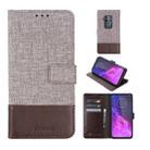 For Motorola Moto One Pro MUMXA MX102 Horizontal Flip Canvas Stitching Leather Case with Holder & Card Slots & Wallet(Brown) - 1