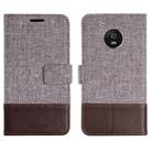 For Motorola Moto G5 MUMXA MX102 Horizontal Flip Canvas Stitching Leather Case with Holder & Card Slots & Wallet(Brown) - 1