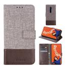 For OPPO Reno2 MUMXA MX102 Horizontal Flip Canvas Stitching Leather Case with Holder & Card Slots & Wallet(Brown) - 1