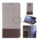 For OPPO Reno Z MUMXA MX102 Horizontal Flip Canvas Stitching Leather Case with Holder & Card Slots & Wallet(Brown) - 1