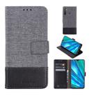 For OPPO Realme 5 Pro MUMXA MX102 Horizontal Flip Canvas Stitching Leather Case with Holder & Card Slots & Wallet(Black) - 1