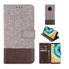 For Huawei Mate 30 Pro MUMXA MX102 Horizontal Flip Canvas Stitching Leather Case with Holder & Card Slots & Wallet(Brown) - 1