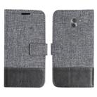 For Huawei Mate 9 Lite MUMXA MX102 Horizontal Flip Canvas Stitching Leather Case with Holder & Card Slots & Wallet(Grey) - 1