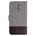 For Huawei Mate 9 Lite MUMXA MX102 Horizontal Flip Canvas Stitching Leather Case with Holder & Card Slots & Wallet(Brown) - 3
