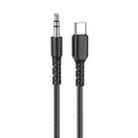 hoco UPA17 Type-C / USB-C Digital Audio Conversion Cable, Length: 1m(Black) - 1
