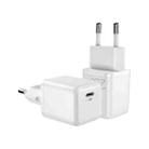 JOYROOM L-P251 PD 25W USB-C / Type-C Mini Intelligent Fast Charger, EU Plug(White) - 1