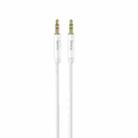 hoco UPA19 DC 3.5mm to 3.5mm AUX Audio Cable, Length:1m(Silver) - 1