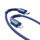 hoco X71 Especial PD 20W 3A USB-C / Type-C to 8 Pin Charging Data Cable for iPhone, iPad(Blue) - 1