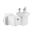 JOYROOM L-P301 PD 30W USB-C / Type-C Mini Intelligent Fast Charger, UK Plug(White) - 1