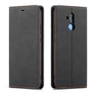 For Huawei Mate 20 Lite Forwenw Dream Series Oil Edge Strong Magnetism Horizontal Flip Leather Case with Holder & Card Slots & Wallet & Photo Frame(Black) - 1