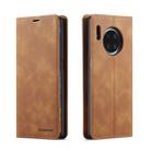 For Huawei Mate 30 Forwenw Dream Series Oil Edge Strong Magnetism Horizontal Flip Leather Case with Holder & Card Slots & Wallet & Photo Frame(Brown) - 1