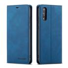 For Huawei P20 Pro Forwenw Dream Series Oil Edge Strong Magnetism Horizontal Flip Leather Case with Holder & Card Slots & Wallet & Photo Frame(Blue) - 1