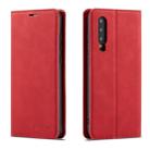 For Huawei P30 Forwenw Dream Series Oil Edge Strong Magnetism Horizontal Flip Leather Case with Holder & Card Slots & Wallet & Photo Frame(Red) - 1