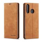 For Huawei P30 Lite Forwenw Dream Series Oil Edge Strong Magnetism Horizontal Flip Leather Case with Holder & Card Slots & Wallet & Photo Frame(Brown) - 1