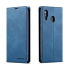 For Galaxy A60 Forwenw Dream Series Oil Edge Strong Magnetism Horizontal Flip Leather Case with Holder & Card Slots & Wallet & Photo Frame(Blue) - 1