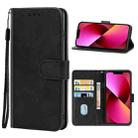 For iPhone 13 Leather Phone Case(Black) - 1