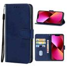 For iPhone 13 Leather Phone Case(Blue) - 1