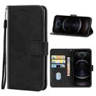 For iPhone 12 Pro Leather Phone Case(Black) - 1