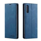 For Galaxy A50 Forwenw Dream Series Oil Edge Strong Magnetism Horizontal Flip Leather Case with Holder & Card Slots & Wallet & Photo Frame(Blue) - 1