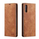 For Galaxy A50 Forwenw Dream Series Oil Edge Strong Magnetism Horizontal Flip Leather Case with Holder & Card Slots & Wallet & Photo Frame(Brown) - 1