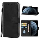 For iPhone 11 Pro Leather Phone Case (Black) - 1