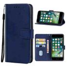 For iPhone SE 2022 / SE 2020 / 8 / 7 Leather Phone Case(Blue) - 1