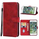 Leather Phone Case For iPhone 8 Plus / 7 Plus(Red) - 1