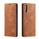 For Galaxy A70 Forwenw Dream Series Oil Edge Strong Magnetism Horizontal Flip Leather Case with Holder & Card Slots & Wallet & Photo Frame(Brown) - 1