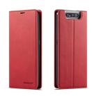 For Galaxy A80 / A90 Forwenw Dream Series Oil Edge Strong Magnetism Horizontal Flip Leather Case with Holder & Card Slots & Wallet & Photo Frame(Red) - 1